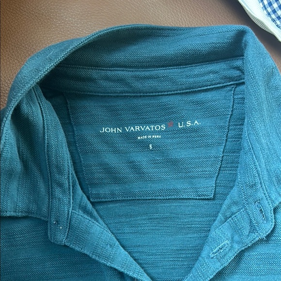 Men's Teal Polo Shirt - Picture 2 of 2